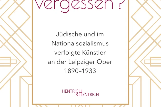 Allmuth Behrendt »Gefeiert und vergessen? « Jüdische und im Nationalsozialismus verfolgte Künstler an der Leipziger Oper 1890–1933 448 Seiten, Klappenbroschur, 120 Abbildungen ISBN: 978-3-95565-724-6
- 35,00 €