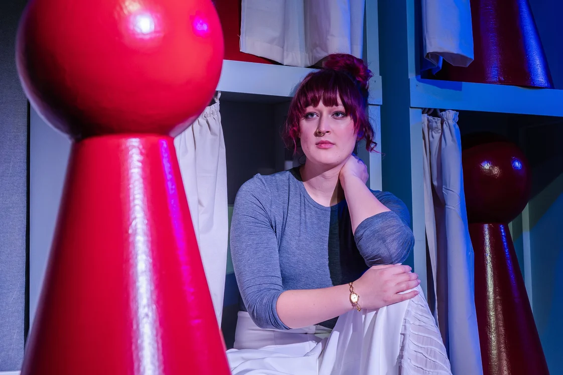 AMY bei einer Probe zu »Ein wenig Farbe« © Kirsten Nijhof